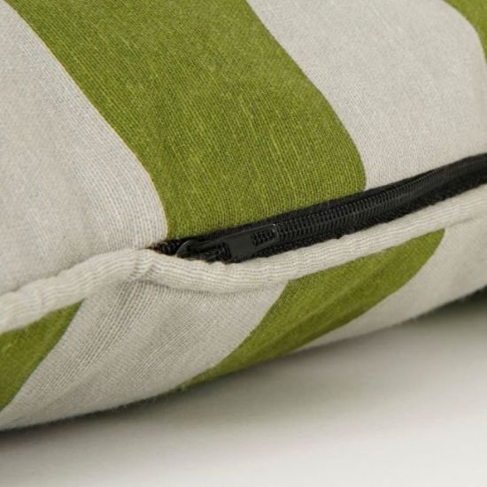 JASTUK OSBORN ZELENO-BELI - l45xw45xh10cm