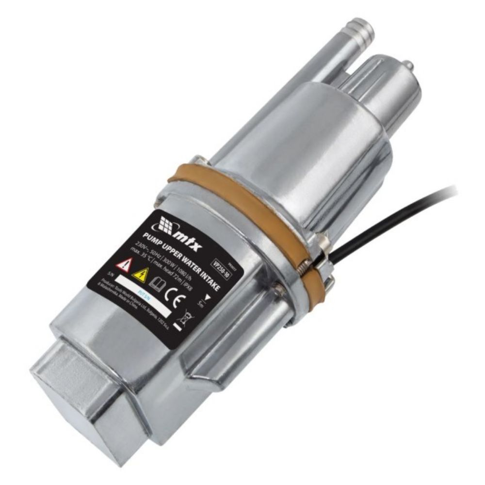 PUMPA ZA VODU POTAPAJUĆA VP300-10 GORNJI USIS 300V VISINA 75M 1200L/H KABL 10M MTX