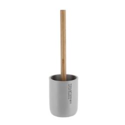 WC ČETKA POLIRESIN PROZIRNO SIVA/BAMBUS TANDANCE