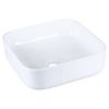 LAVABO ČETVRTASTI KERAMIČKI GUIDO 40 × 39.5 × 14 cm BELI KOMPAKTNI - 2