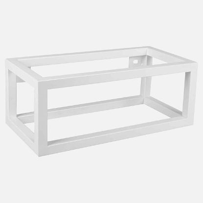 Slika NOSAČ ZA LAVABO SA DRŽAČEM ZA PEŠKIR 40 × 22 × 15 cm BELI