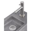 REŠETKA SIFONA ZA LAVABO MAT HROM - 2