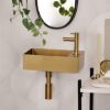 SIFON SET LAVABO MAT ZLATNI - 3