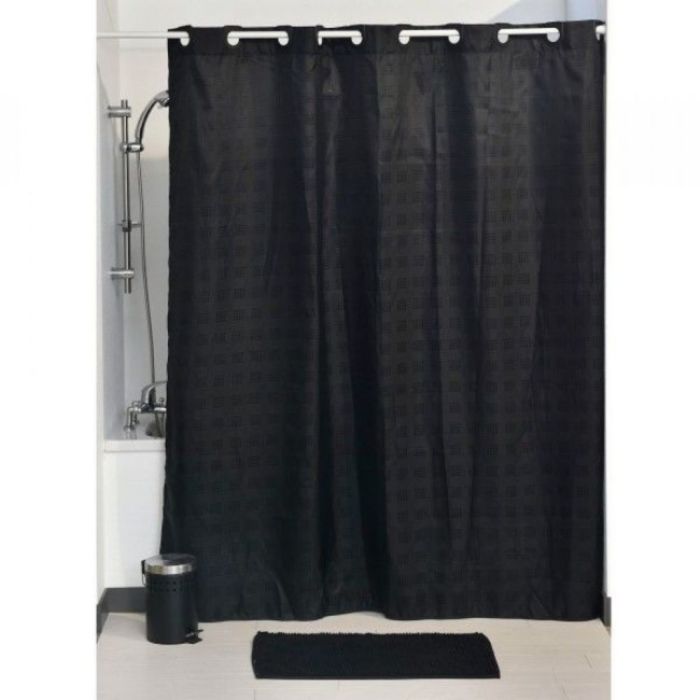 ZAVESA ZA KADU 180X200CM POLIESTER CRNA