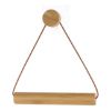 DRŽAČ TOALET PAPIRA SAMOLEPLJIVI 19X18.3X4 CM BAMBUS/BRAON - 1