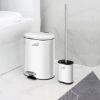 KUPATILSKA KANTA 6 L SOFT CLOSE 24X22,3X32 I WC ČETKASILIKONSKA  11,6X8X53 BELA - 1