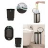 KANTA KUPATILSKA 6 L SOFT CLOSE 24X22,3X32 I WC ČETKA SILIKONSKA 11,6X8X53 INOX - 2