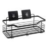 POLICA ZIDNA ŽIČANA  SAMOLEPLJIVA 3M 31 X 15,5 X 16,5 METAL CRNA TENDANCE - 1