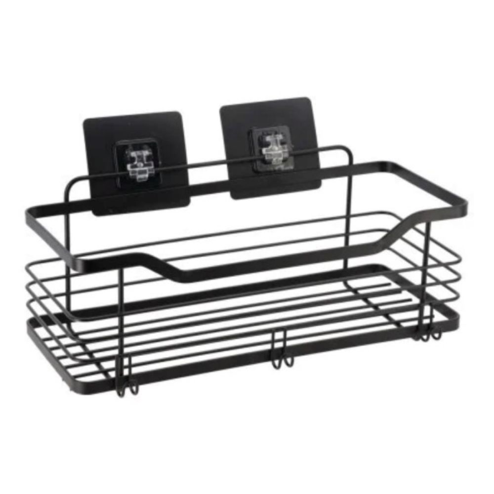 POLICA ZIDNA ŽIČANA  SAMOLEPLJIVA 3M 31 X 15,5 X 16,5 METAL CRNA TENDANCE