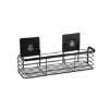 POLICA ZIDNA ŽIČANA SAMOLEPLJIVA 3M 29,2 X 11 X 12,2 METAL CRNA TENDANCE - 1
