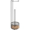 DRŽAČ TOALET PAPIRA METALNI 3M BAMBUS/CRNA TENDANCE - 1