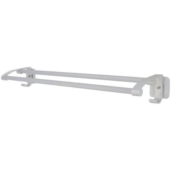 DRŽAČ PEŠKIRA DVOSTRUKI ALUMINIJUMSKI HROM