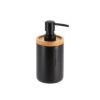 DOZER ZA SAPUN POLIRESIN 280ML MAT CRNA/BAMBUS TENDANCE - 1