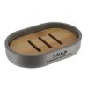 POSUDA ZA SAPUN POLIRESIN SIVA/BAMBUS TENDANCE - 1