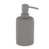 DOZER ZA SAPUN OKRUGLI SA PRUGAMA 230ML POLIRESIN SIVA TENDANCE - 1