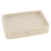DRZAČ SAPUNA SAND EFFECT 3X12X8 CM POLIRESIN BEŽ TENDANCE - 1