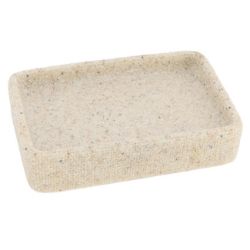 DRZAČ SAPUNA SAND EFFECT 3X12X8 CM POLIRESIN BEŽ TENDANCE