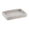 POSUDA ZA SAPUN 2X13X9 CM POLIRESIN SIVA TENDANCE - 1