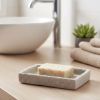 POSUDA ZA SAPUN 2X13X9 CM POLIRESIN SIVA TENDANCE - 2