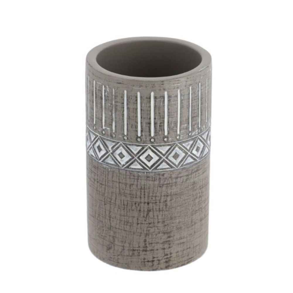 ČAŠA ZA ČETKICE 10,5CM CEMENT SIVA TENDANCE