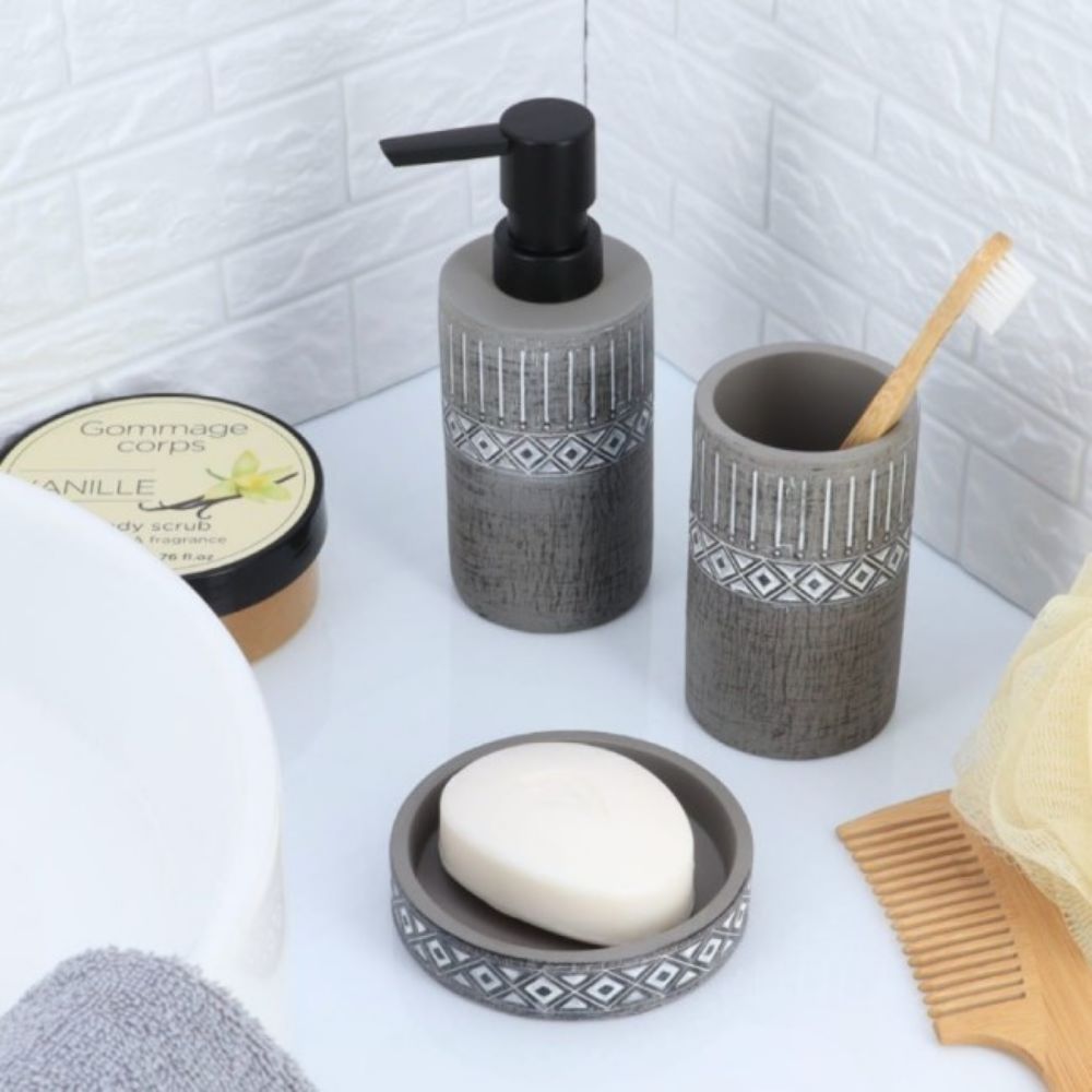 POSUDA ZA SAPUN 2,2CM CEMENT SIVA TENDANCE