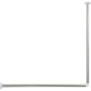 DRŽAČ ZAVESE ZA KADU 80X80 CM INOX HROM - 1