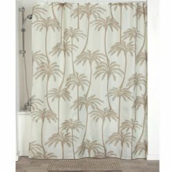 ZAVESA ZA KADU + 12 PP KUKICA BELIH  180X200 CM MIAMI TENDANCE