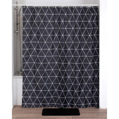 ZAVESA ZA KADU + 12 PP KUKICA 180X200 CM OSAKA TENDANCE