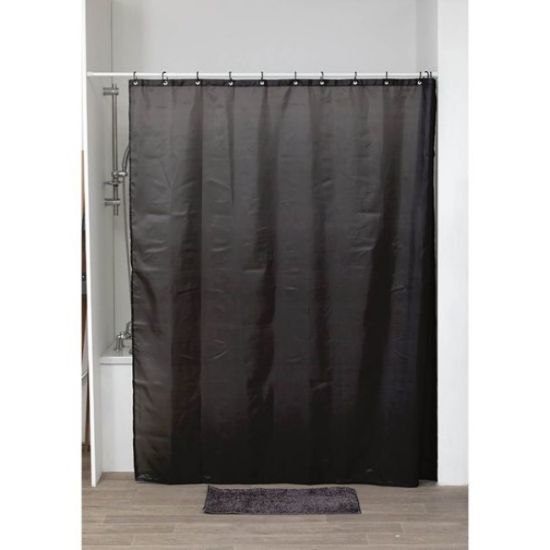 ZAVESA ZA KADU 180X200CM POLIESTER CRNA TENDANCE