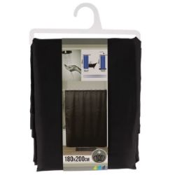 ZAVESA ZA KADU 180X200CM POLIESTER CRNA TENDANCE