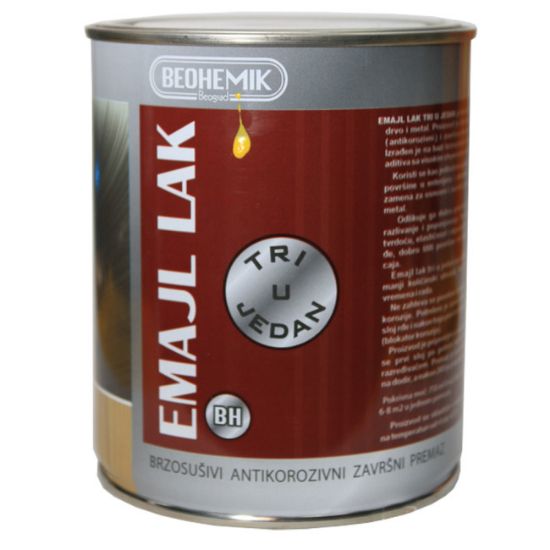 EMAJL LAK TRI U JEDAN BRZOSUŠIVI NITRO ZELENI ZA DRVO I METAL 0.75L