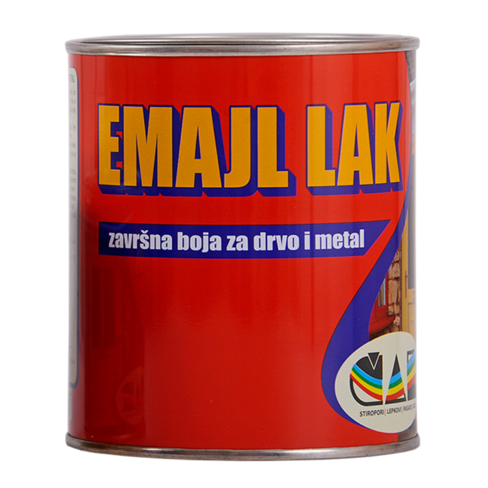 EMAJL LAK ULJANI CRNI 12 ZA DRVO I METAL 0,75L HEMAX