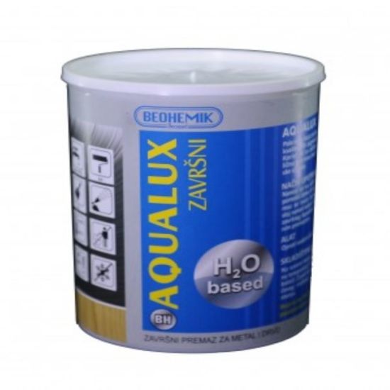 BOJA AKRILNA EMAJL BELI 750ml AQUALUX