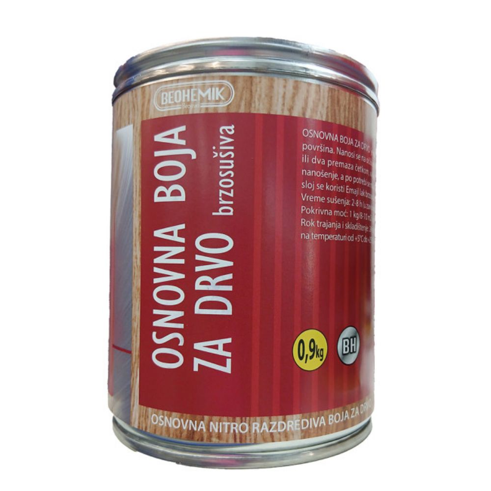 BOJA ZA DRVO OSNOVNA BRZOSUŠIVA 0.9KG