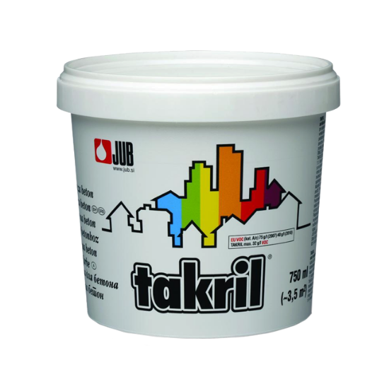 BETON BOJA TAKRIL 4 ZUTA  0.75L VODENA BAZA