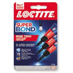 SUPER LEPAK MINI LOCTITE TRIO 3 x 1g @