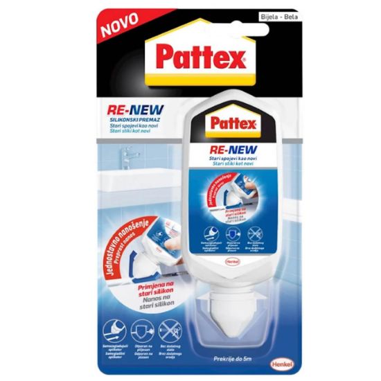 SILIKON OBNAVLJAJUĆI BELI PATTEX RE-NEW 80ml