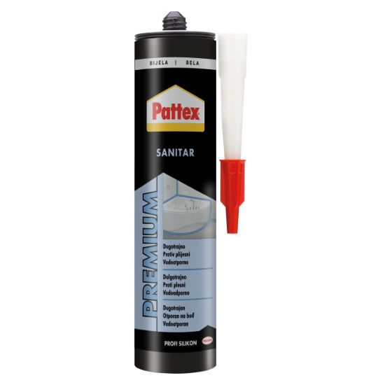 SILIKON SANITARNI PATTEX PRO BELI 280ml @