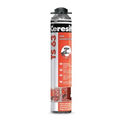 PUR PENA PIŠTOLJSKA NISKOEKSPANDIRAJUĆA TS63 750 ML CERESIT