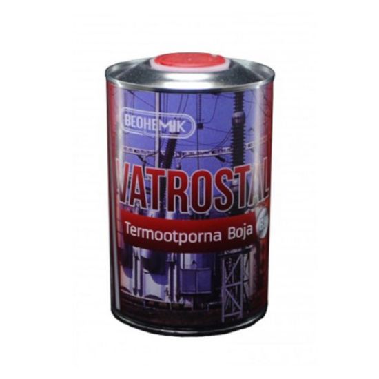 PREMAZ ZA ZAŠTITU METALA DO 200°C CRNI 0.2L VATROSTAL