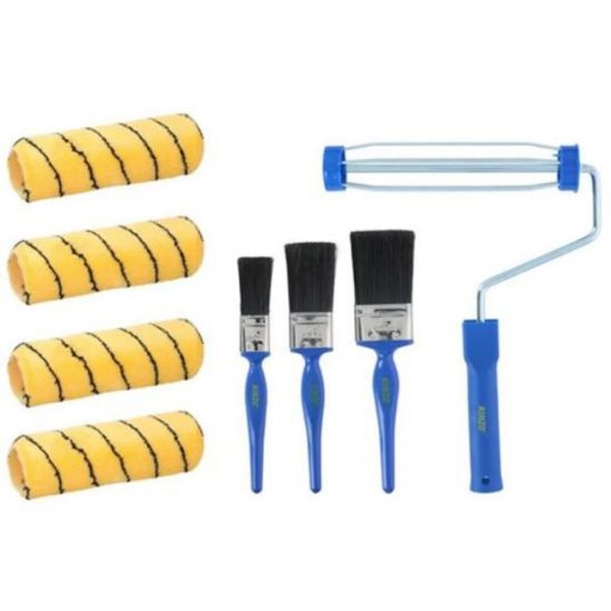 VALJAK I ČETKA ZA FARBANJE, SET 8KOM
