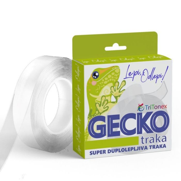 OBOSTRANO LEPLJIVA TRAKA PROVIDNA GECKO 2MMX3CMX3M