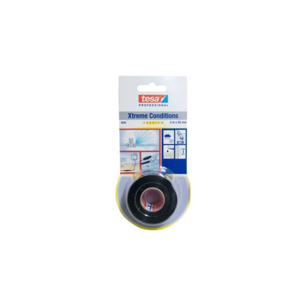 TRAKA SILIKONSKA XTREME CONDITIONS CRNA 3M 25MM TESA