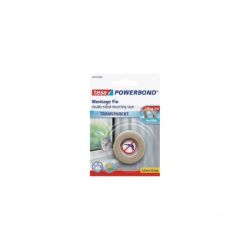 TRAKA MONTAŽNA POWERBOND PROVIDNA 1,5M 19MM TESA