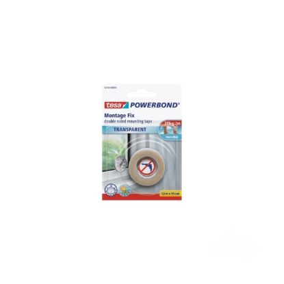TRAKA MONTAŽNA POWERBOND PROVIDNA 1,5M 19MM TESA