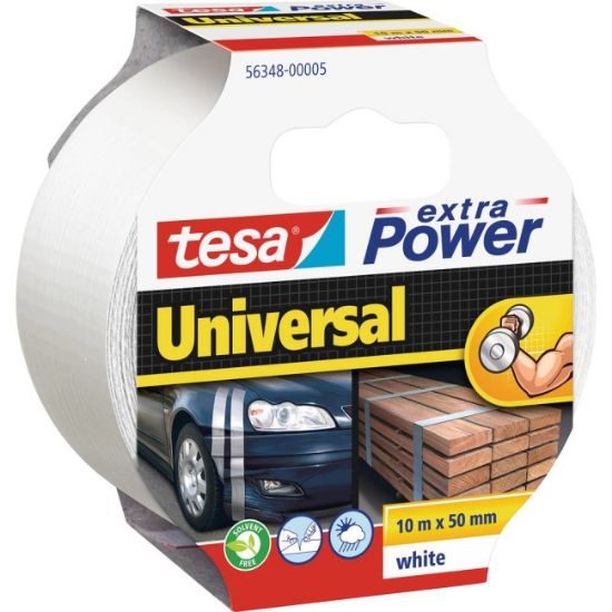 TRAKA ZA REPARACIJU EXTRA POWER BELA 10M 50MM TESA