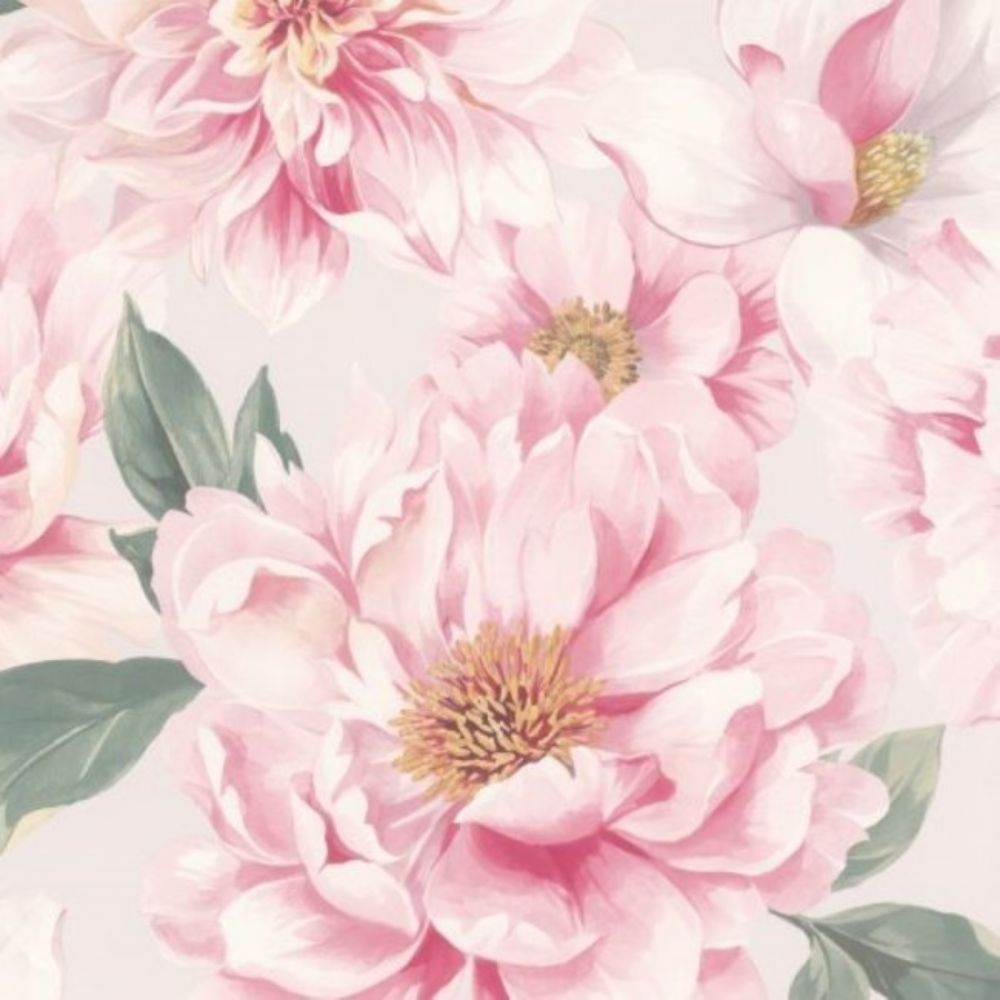 TAPETA RASCH CVECE ROZE 0.5X10m