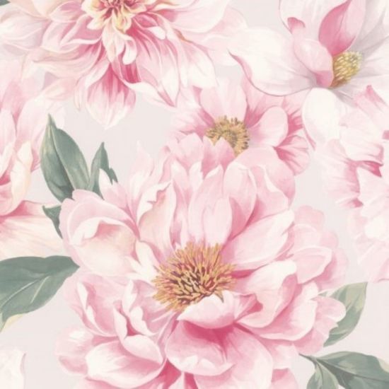 TAPETA RASCH CVECE ROZE 0.5X10m