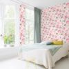 TAPETA RASCH CVECE ROZE 0.5X10m - 2