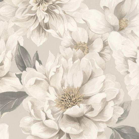 TAPETA RASCH CVECE BELO 0.5X10m